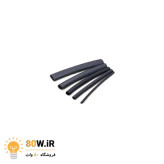 وارنیش حرارتی سایز 1mm مشکی (یک متر)