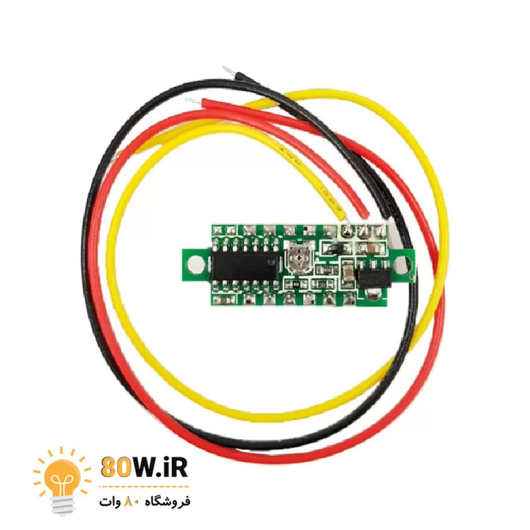 ماژول ولتمتر RED 0.28 0-100V DC