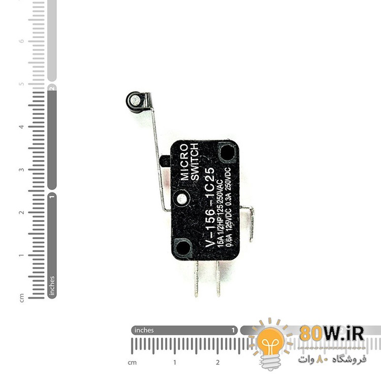 میکروسوئیچ اهرم دار با غلتک V-156-1C25