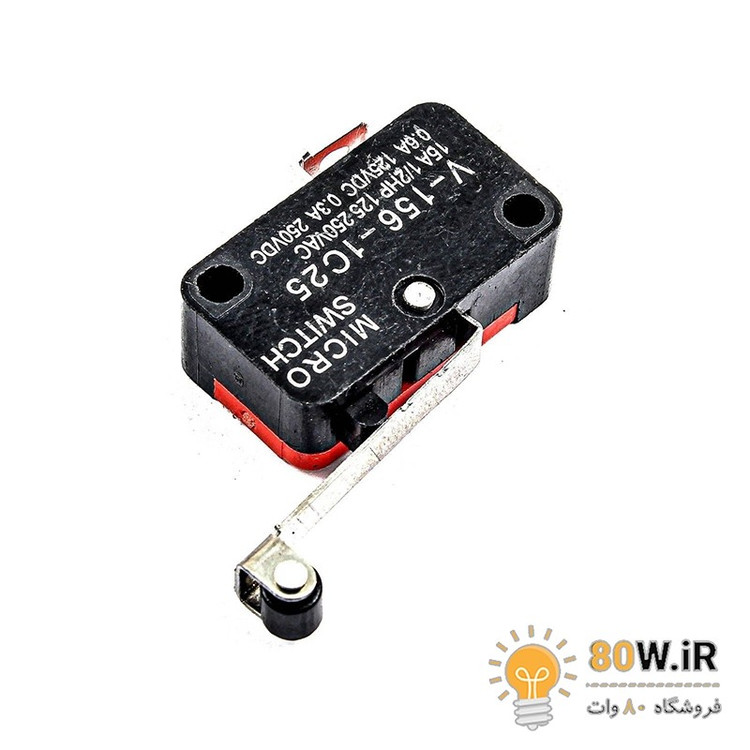میکروسوئیچ اهرم دار با غلتک V-156-1C25