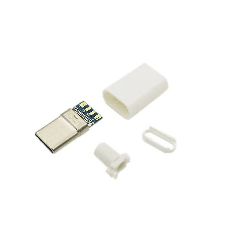 کانکتور نری سر کابلی تایپ C USB TYPE به همراه کاور