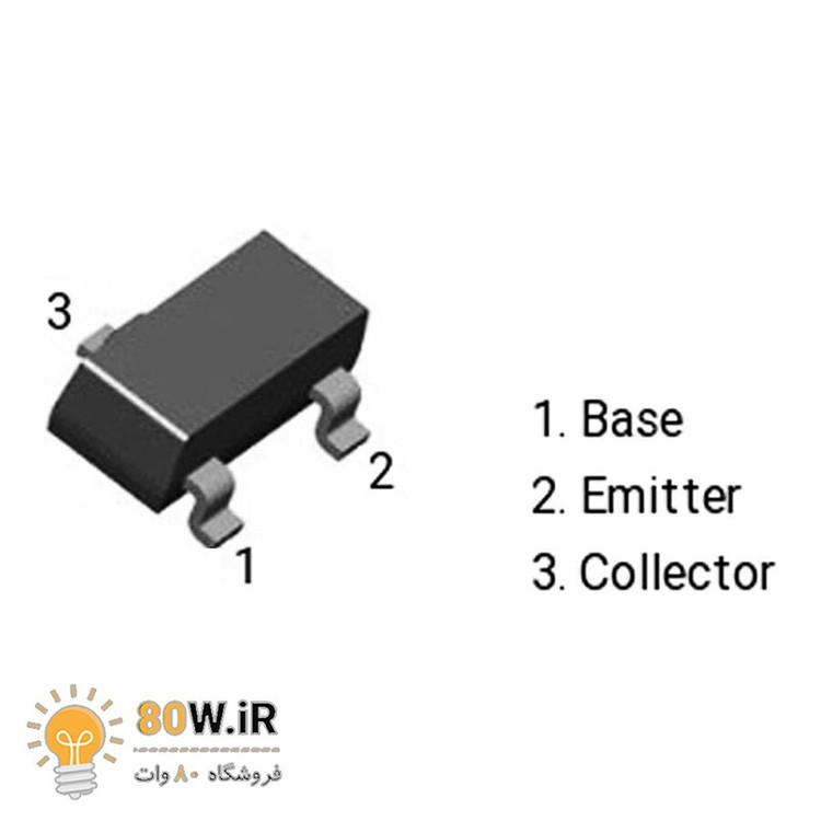 ترانزیستور C1815 smd کد HF پکیج SOT-23