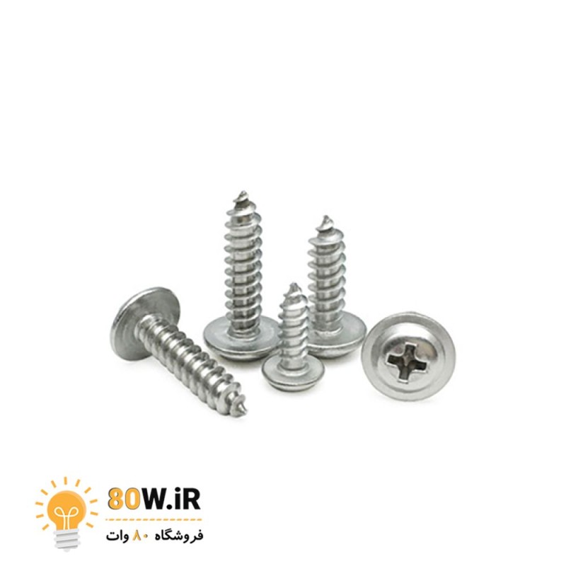 آهن پیچ واشر دار "1/2 * 6 ارتفاع 13mm