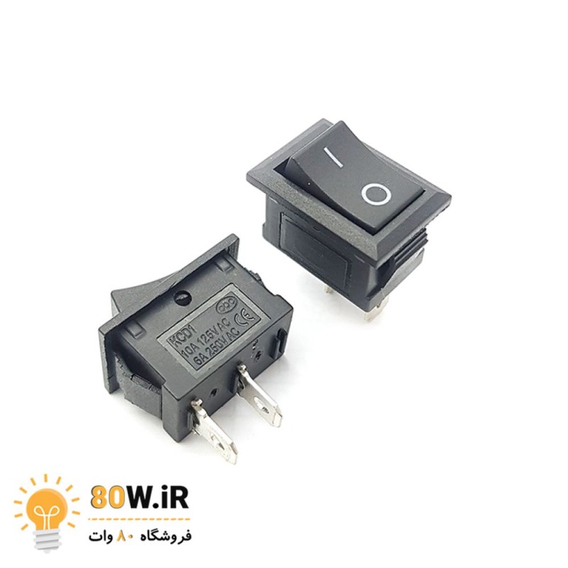 کلید راکر دو حالته KCD1-101 2PIN