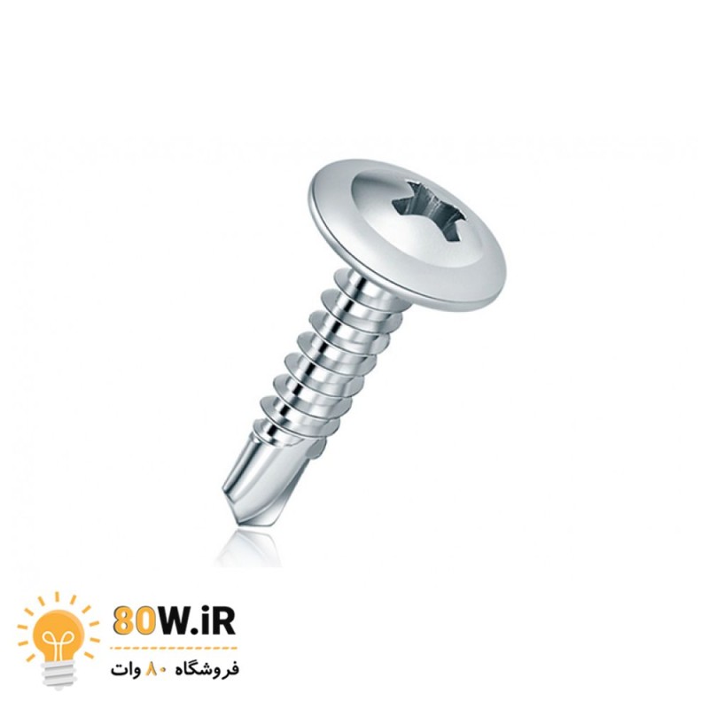 آهن پیچ واشر دار سرمته 3/4 * 8 ارتفاع 19mm