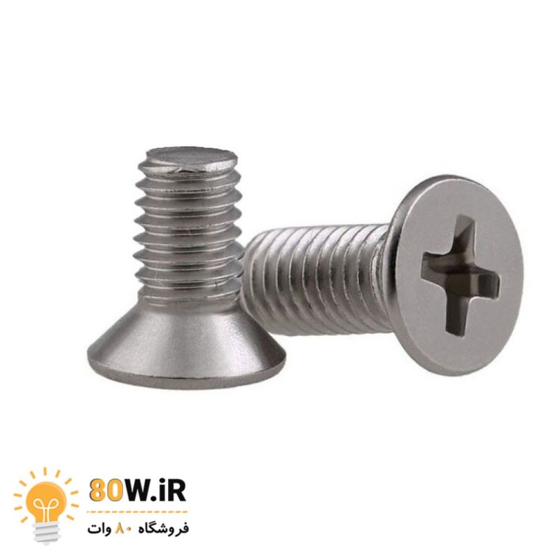 پیچ سر تخت M3 x 25 ارتفاع 25mm