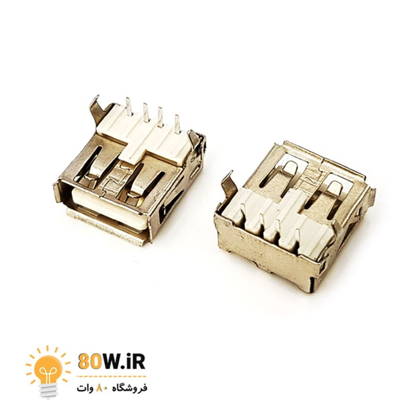 سوکت مادگی 1x04 USB تایپ A روبوردی رایت
