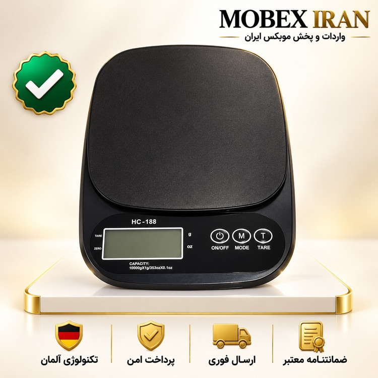 ترازو اشپزخانه دقیق/یک گرم تا ده کیلو/باضمانت کتبی/یونیک