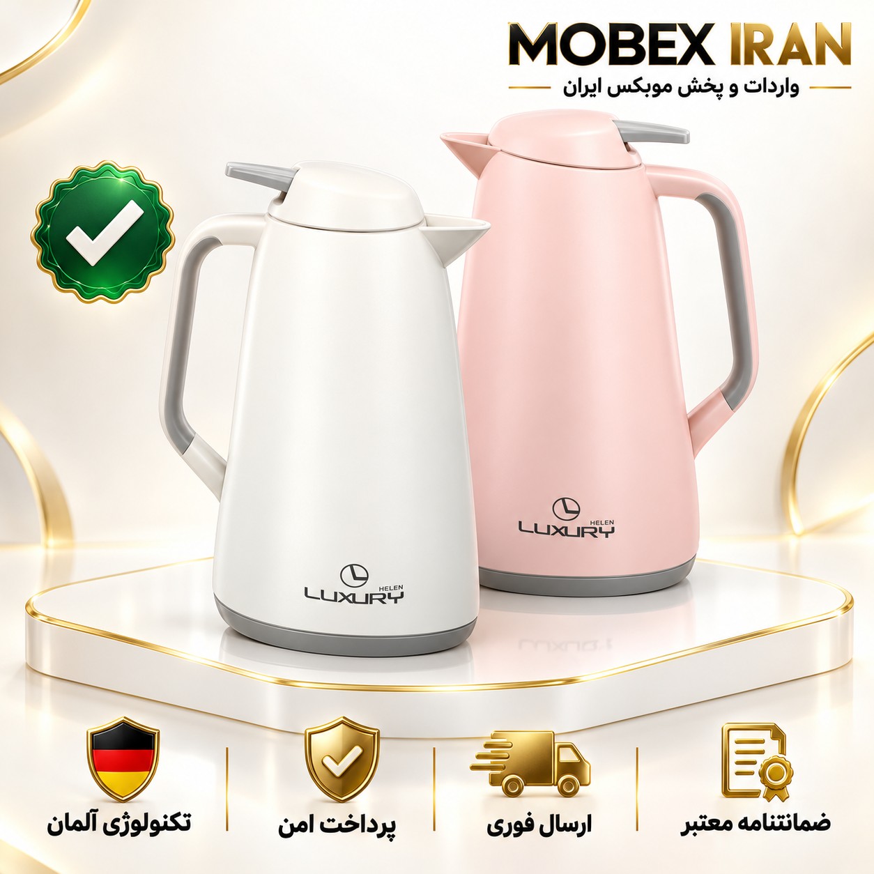 فلاسک/فلاسک یک لیتر لاکچری درجه یک با ضمانت/ارسال فوری/خریداقساطی