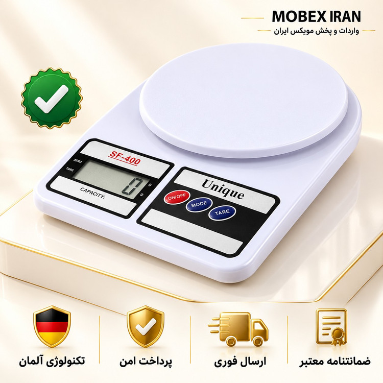 ترازو/ترازو اشپزخانه یونیک1گرم تا10کیلو/باضمانت/وارداتی/ارسال فوری/خریداقساطی