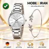 ساعت مچی/ساعت مچی زنانه به همراه دستبندکیفیت عالی باضمانت/خریداقساطی/ارسال فوری