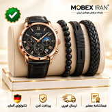 ساعت/ست ساعت مچی مردانه و دستبند4عددی باضمانت/ارسال فوری/خریداقساطی