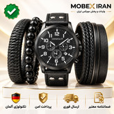 ساعت/ست ساعت مچی مردانه با دستبند4عددی باضمانت کتبی/ارسال فوری/خریداقساطی