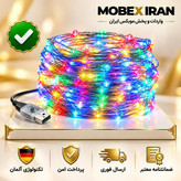 ریسه/ ریسه نورانی ریسه ledرنگی ده متری درجه یک چندرنگ/گارانتی کتبی/ارسال فوری/خریداقساطی