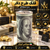 قلک پول استوانه ای طرح دلارارسال فوریخریداقساطی