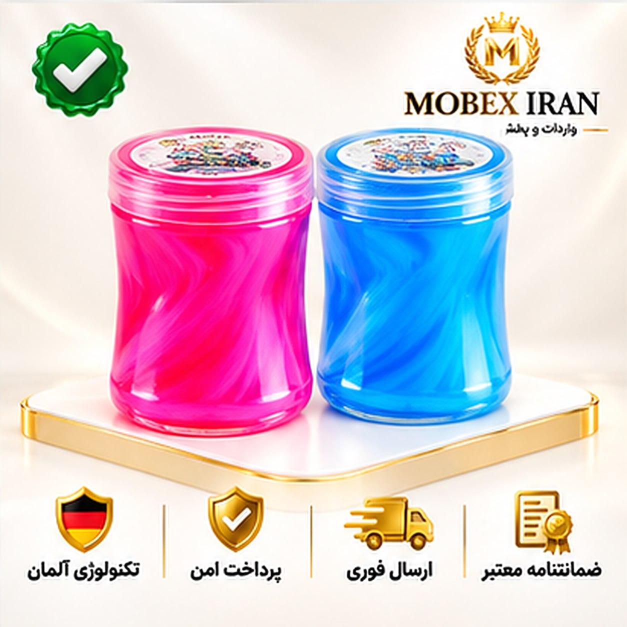 اسباب بازی /اسلایم/اسلایم استوانه ای رنگی/ارسال فوری/خریداقساطی