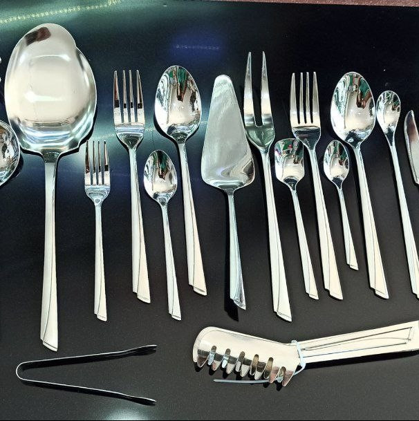 سرویس قاشق چنگال 142پارچه استیل اصلی یونیکگارانتی 5سالهاقساطی