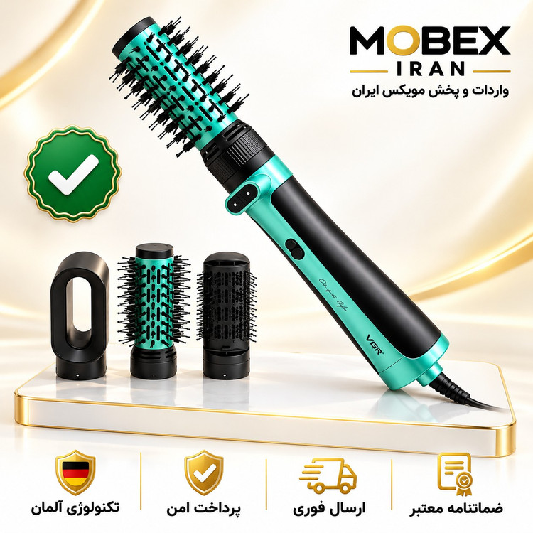 سشوارسشوار چرخشی VGR 495 ارسال فوریخرید اقساطیضمانتنامه کتبی
