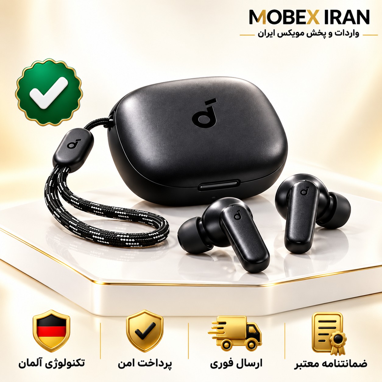 هندزفری ایرپاد انکر مدل Sound Core R50i /گارانتی کتبی/ارسال فوری/خریداقساطی