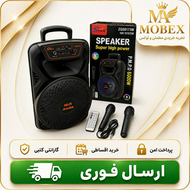 اسپیکر سینگ ای مدل ZQS8173 ارسال فوریضمانتنامه کتبی
