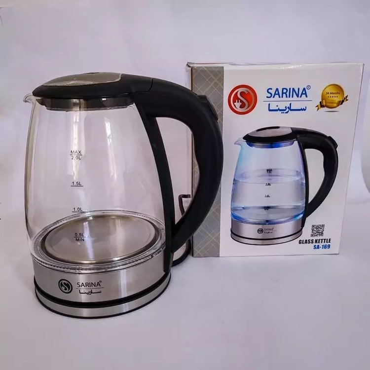 کتری برقی / پیرکس سارینا /درجه یک حرفه ای گارانتی کتبی /ارسال فوری