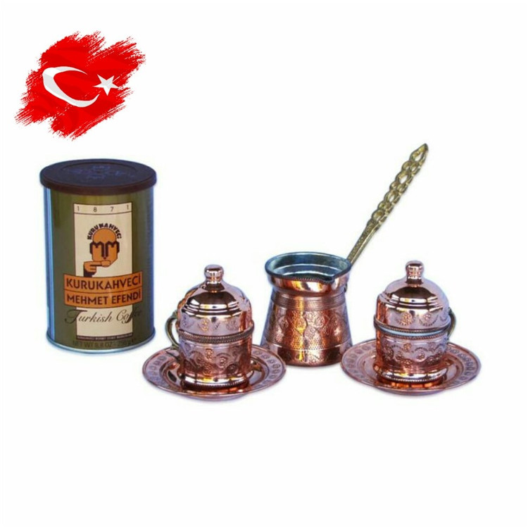 پودر قهوه ترک اصلی مهمت افندی 250 گرمی ارسال از مرز ترکیه