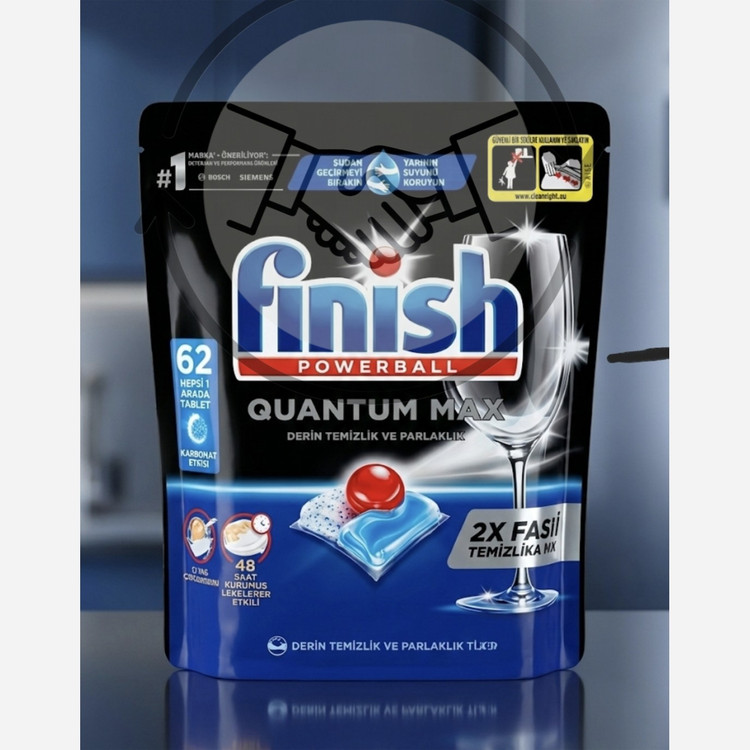 قرص 62 تایی فینیش ماشین ظرفشویی QUANTOM MAX