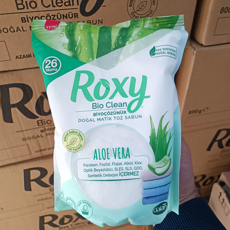 پودر صابون لباسشویی روکسی Roxy حجم 800 گرم در 3رایحه اصلی واورجینال