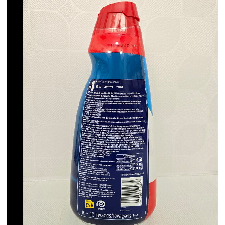 ژل ماشین ظرفشویی فینیش مدل Power Gel All in 1 حجم یک لیتری