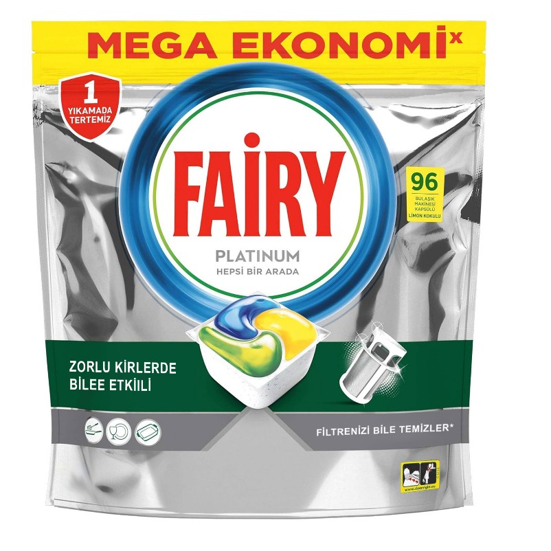 قرص ماشین ظرفشویی فیری پلاتینیوم 96 عددی