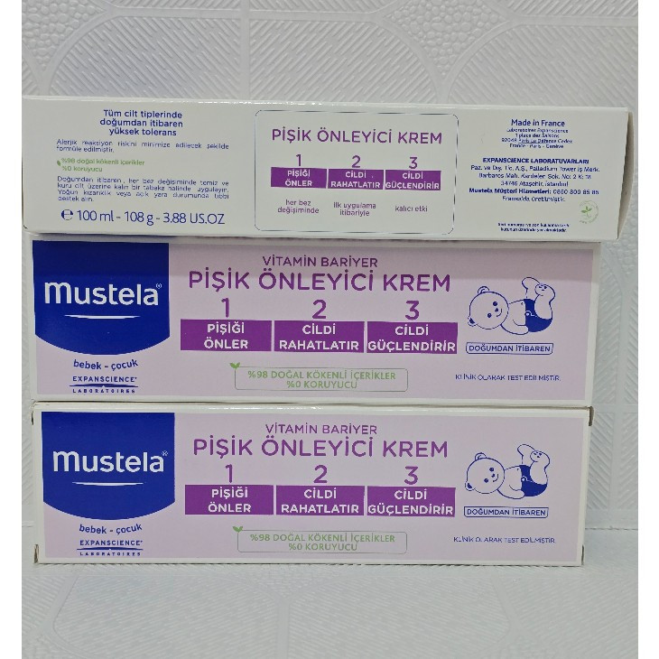 کرم سوختگی 1.2.3 موستلا Mustela حجم 100میل اصل فرانسه تاریخ تا 2029