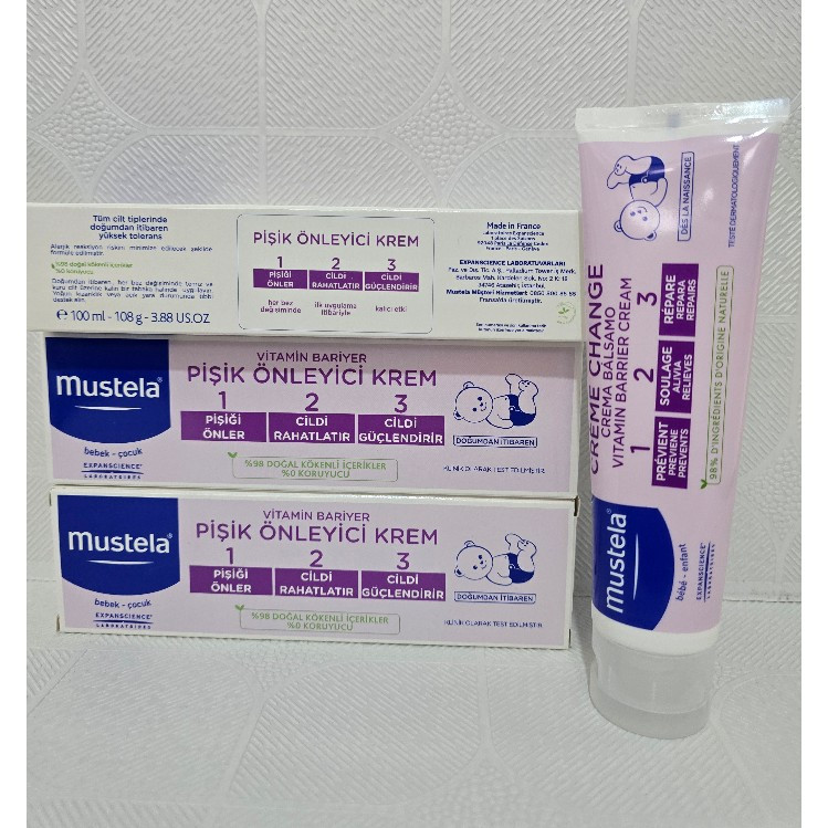 کرم سوختگی 1.2.3 موستلا Mustela حجم 100میل اصل فرانسه تاریخ تا 2029